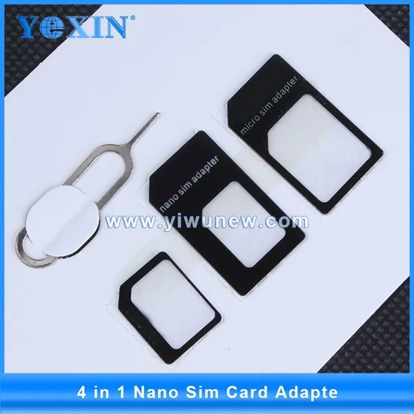 High Quality 3 in 1 Nano Sim card Adapter For Nano to Micro/ Micro to Standard/ Nano to Standard Sim Card yiwu