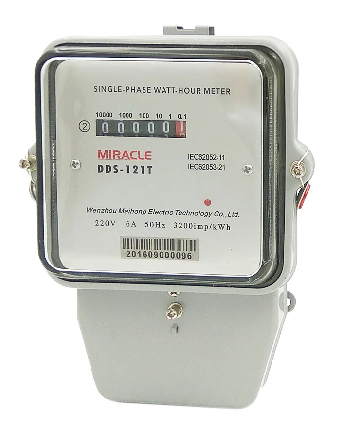 Single Phase Analog Kwh Watthour Meter With Analog Counter Buy Analog