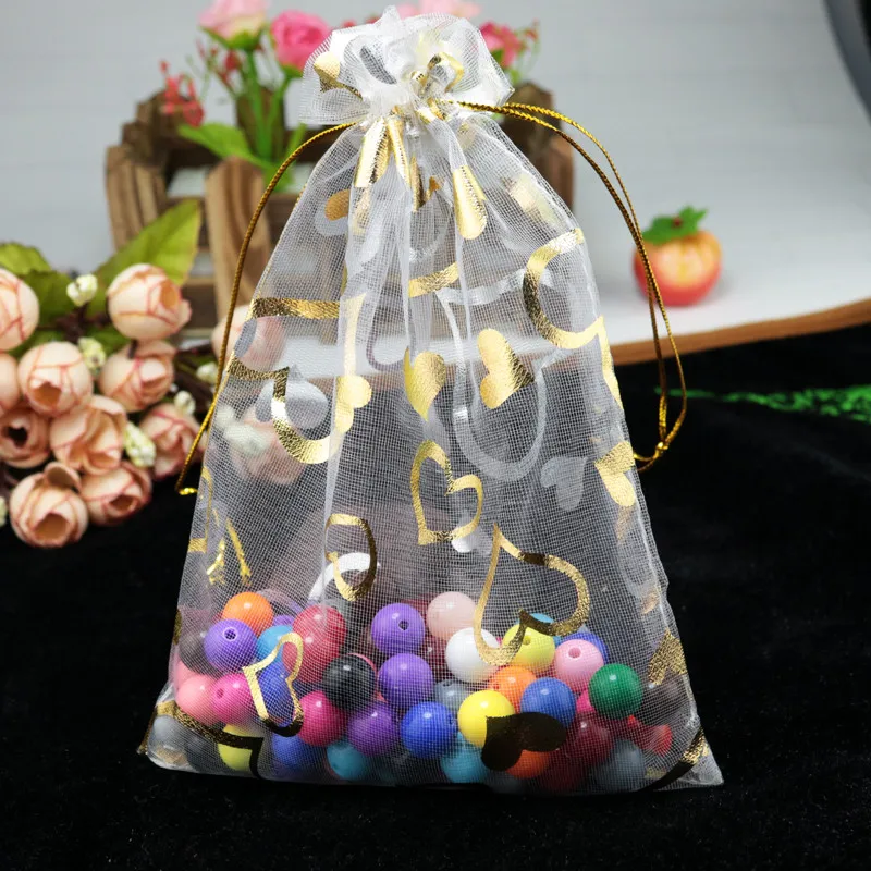 

Organza gift jewelry pouches wholesale mesh drawstring makeup dust bag for packaging, Customized color(blue,white ,black ,yellow ,green )