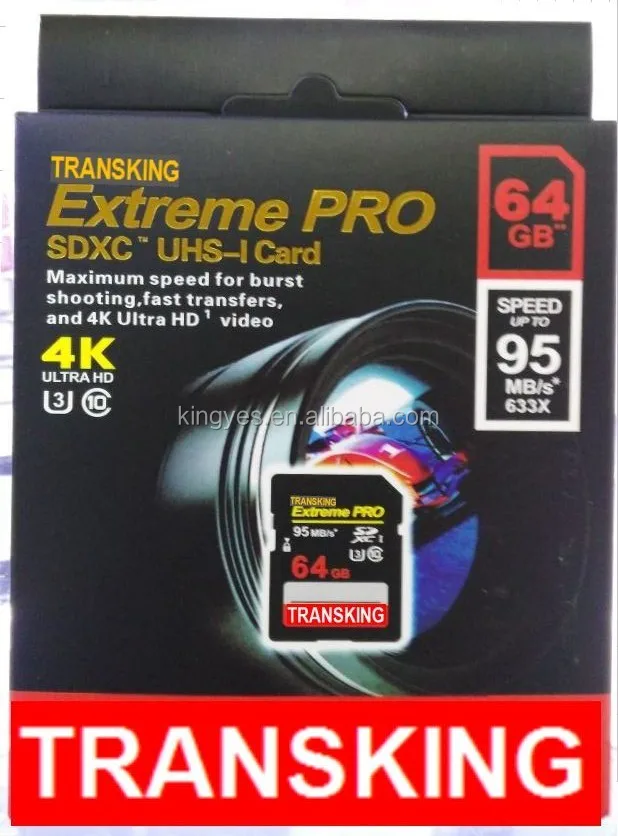 Extreme PRO SD UHS-I Card 4K 633X 95MB/s SD Memory Card