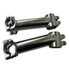 ultra lightweight polished titanium stem for road bike or mountain bike