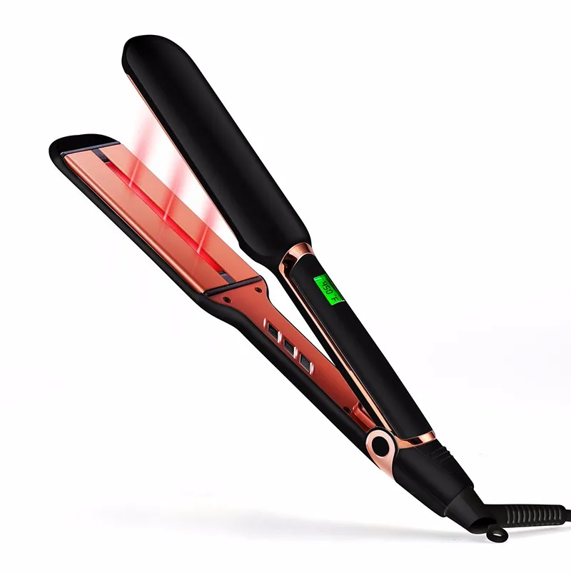 Professional 450 Degrees Hair Straightener Infrared Ceramic Flat Iron