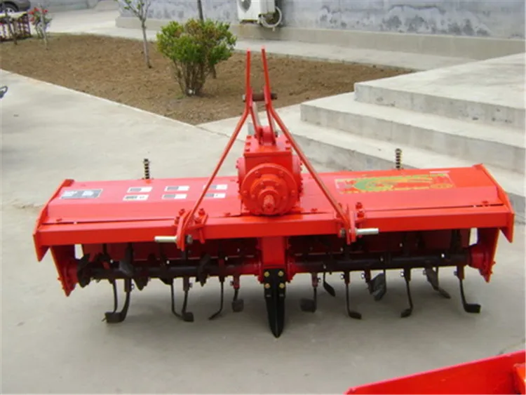 China factor tractor mounted tillage machine 3-point connect PTO transmission rotary cultivator tiller