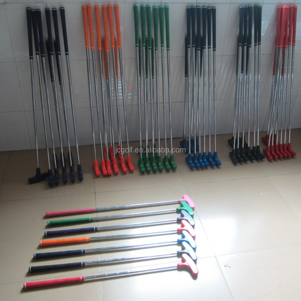 

High quality assorted color rubber head Kids mini golf putter
