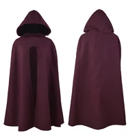 

Latest Design Fashion Woolen Hooded Long Winter Cape Coat Women Ladies