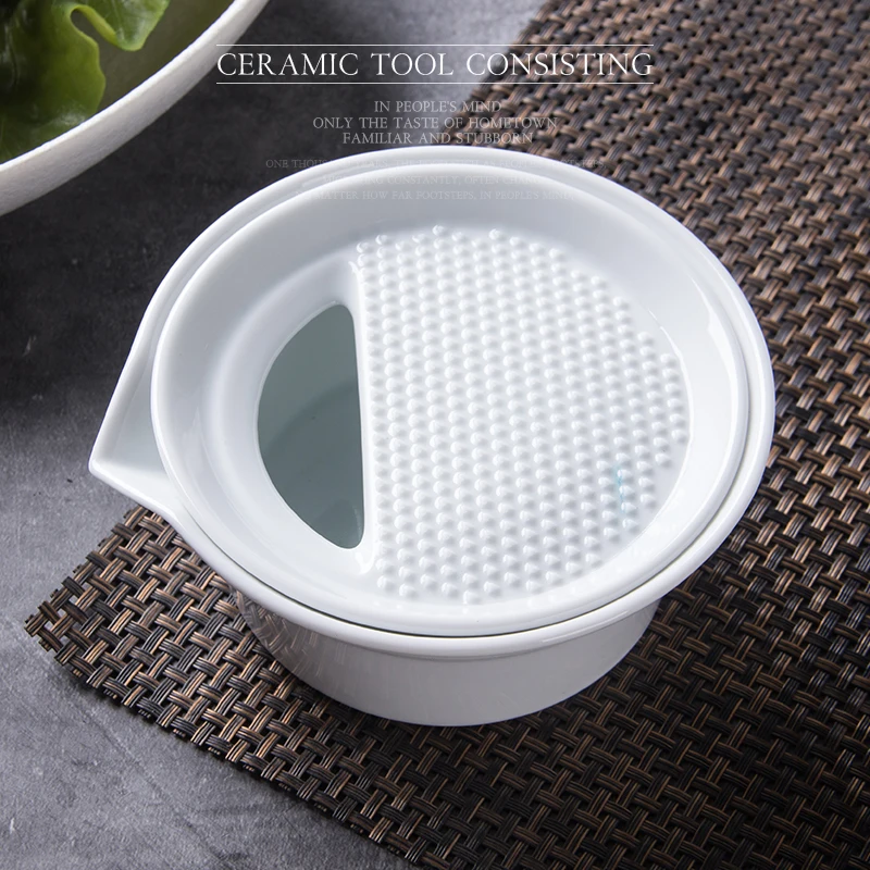 

Creative home kitchen use chinese style high quality cheap white glazed porcelain mills ceramic grinder