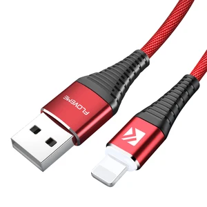 FLOVEME LED Lighting Nylon Braided USB Data Cable