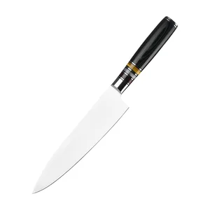 Image of AUS-10 Chef Knife 8 inch with Resin & Micarta Handle
