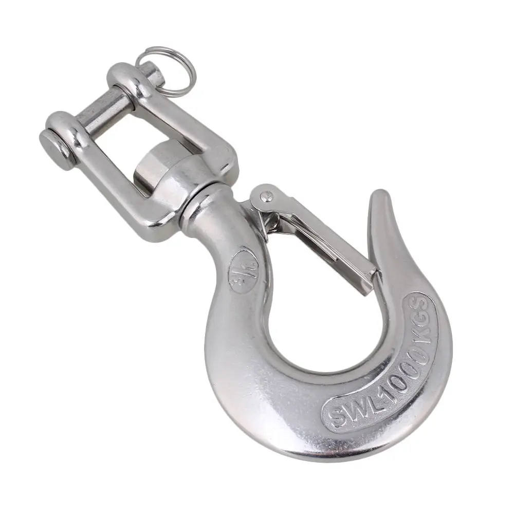 Steel Swivel Hooks with Safety Catch Lifting Hook