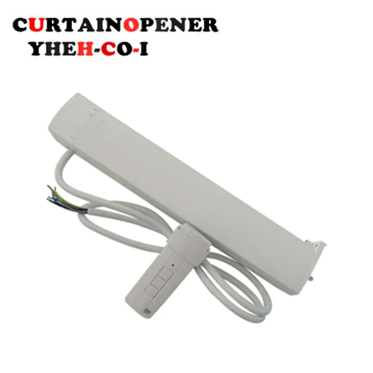 

Home automation electric curtain opener, White