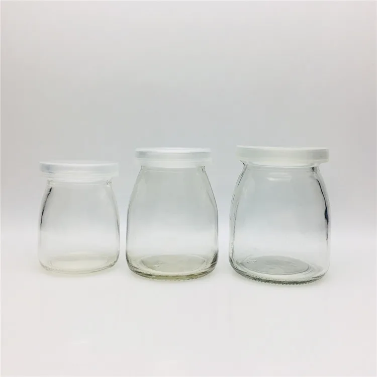 

100ml 150ml 180ml 200ml milk jar glass / jam pot /pudding bottle wholesale, Clear