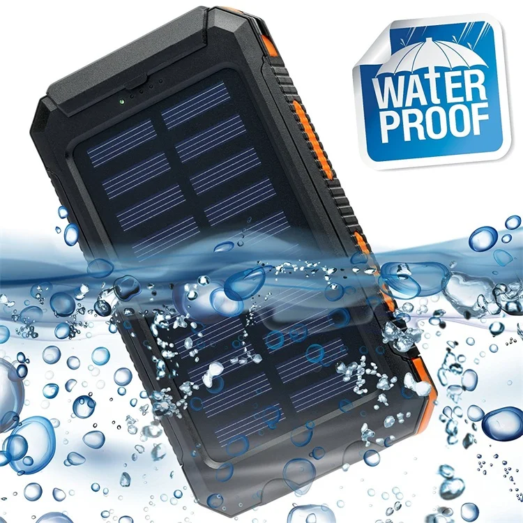 

USA Free shipping new products 8000mah dual usb solar power bank