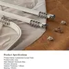 Flexible aluminum bendable curtain track curved curtain rail