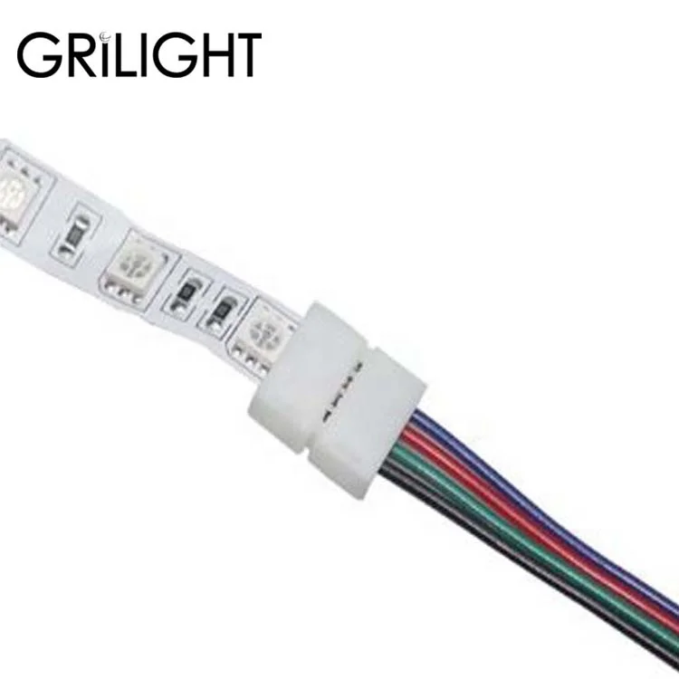 solderless 4 pin rgb led strip connector