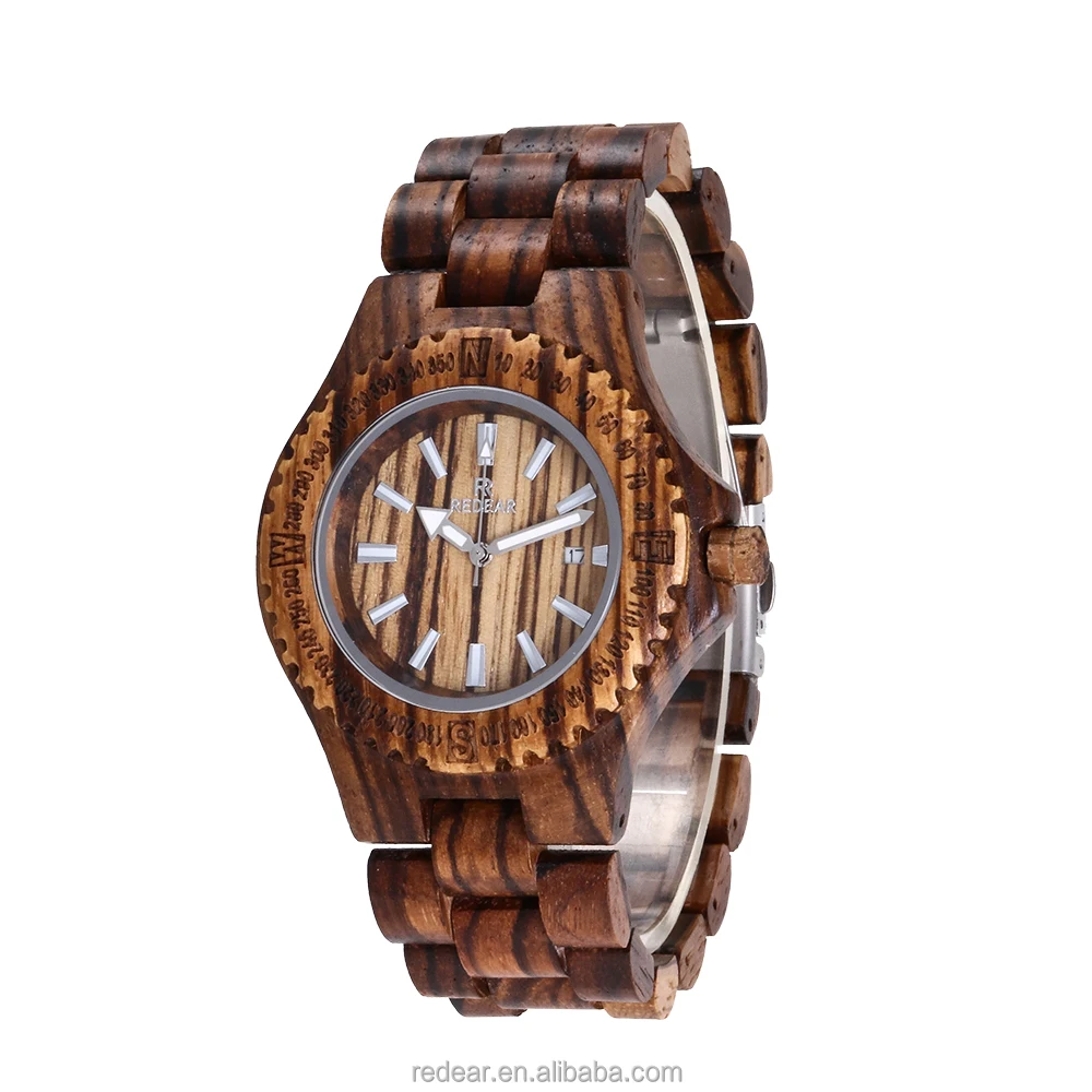 

Wholesale luxury watch for gift waterproof mens wooden wrist watch, Optional