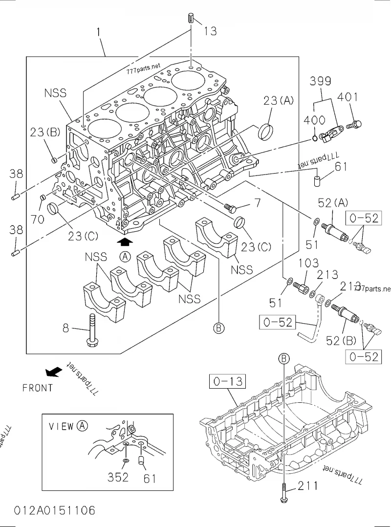 Forged Diesel Engine Isuzu 4le2 Engine Cylinder Block - Buy 4le2 Engine ...