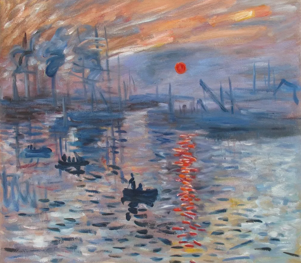 Modern Home Decoration Impression Sunrise By Claude Oscar Monet - Buy ...