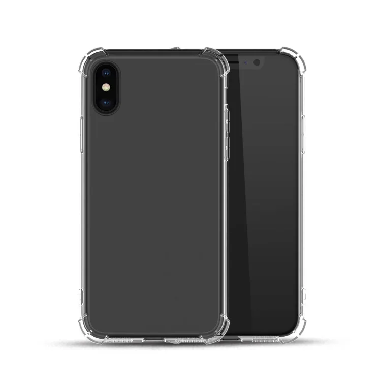 

Saiboro anti shock air cushion tpu clear cell phone case for apple iphone x cover