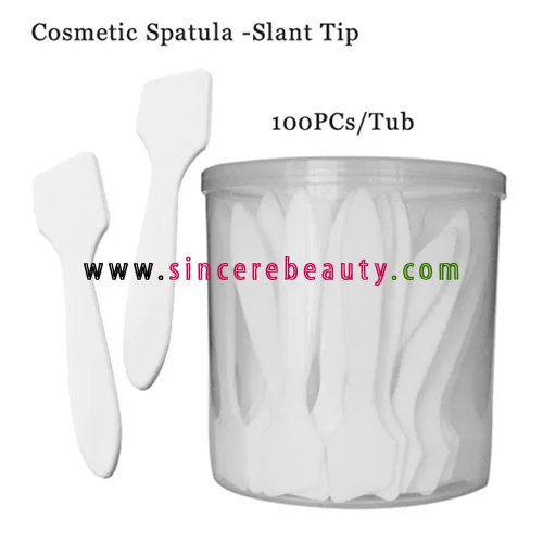 
In Stock Wholesale Disposable Plastic Cosmetic Spatula Makeup Spatula 
