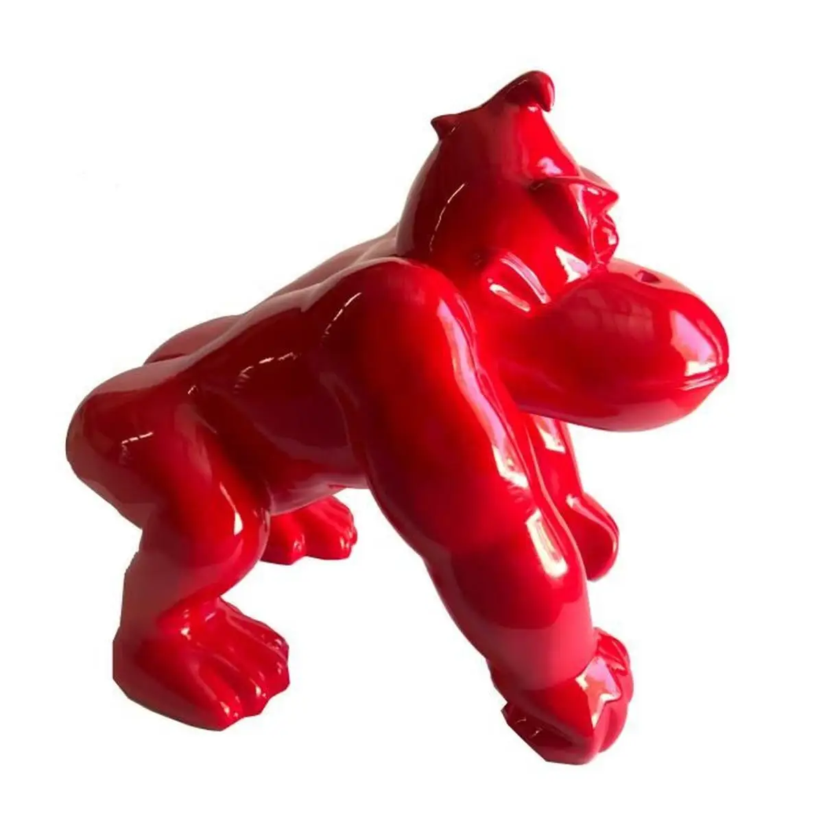 Home Party Decoration Fiberglass Animal Resin Donkey Kong Gorille