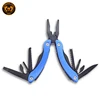Black face strong tool multi function pliers with aluminum handle