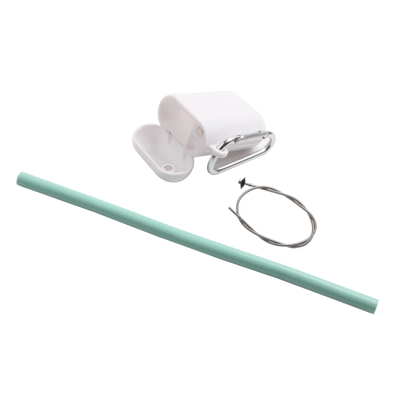 

New Recyclable Soft Material Design Silicone Drinking Straws, Pink/green/blue