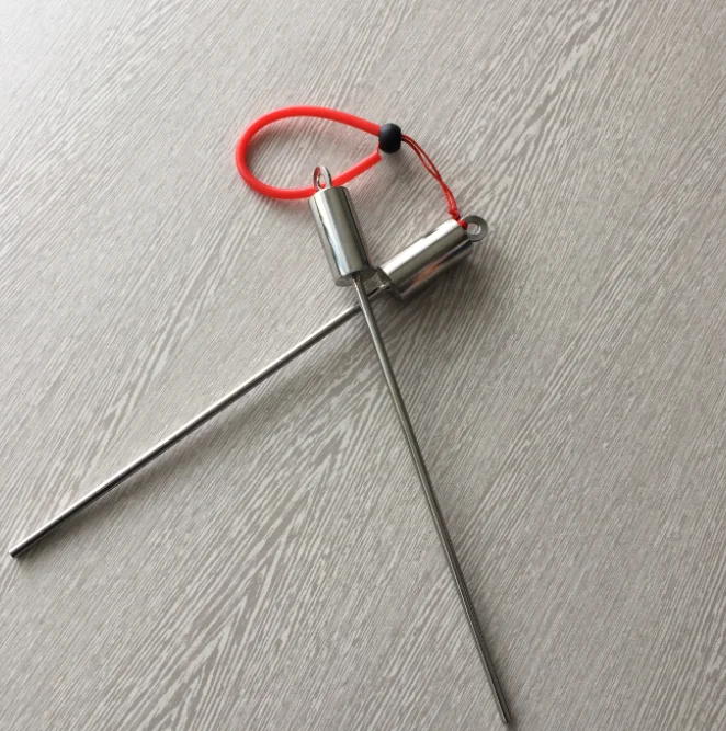 Taucher Zeigestab - Aluminium Riffstab Mit Fallschirmleine Für Unterwasser
