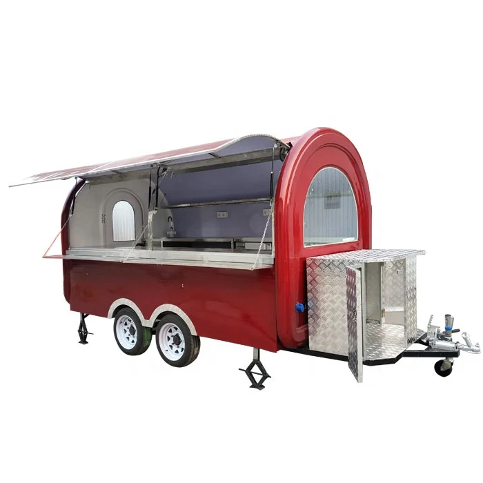 Mobile Crepes Food Truck Concession Towable Trailer Catering Trailer