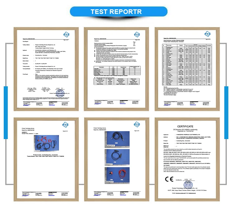 test lead with pvc or silicon cable
