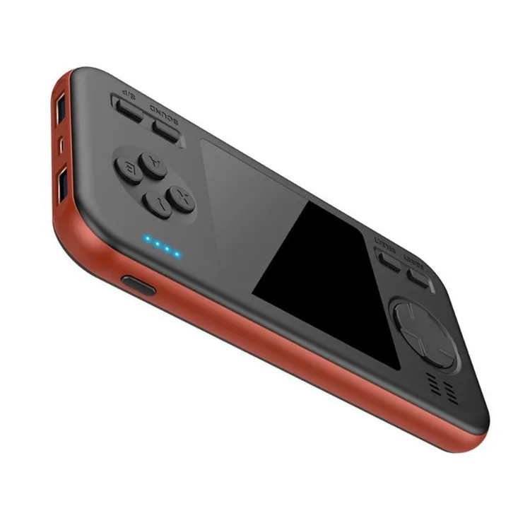 charging and playing games 8000mAh Battery power bank Retro Video Handheld Game Console 2.8 Inch Color LCD Game Player Built-in