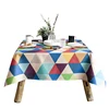 Wholesale High Quality Printed Fabric TableCloth,European Seasonal Christmas canvas Table Cloth,60x84in Rectangle