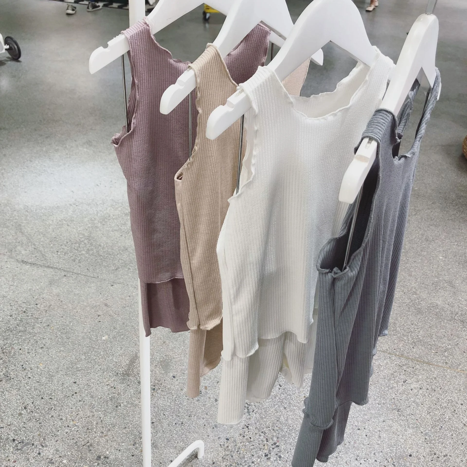 

2019 summer ultra-thin two piece tops and pants wholesale cotton kids pajamas for girls, Picture