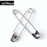 

Wholesale metal safety pin with silver color for garment accessory hanging tag