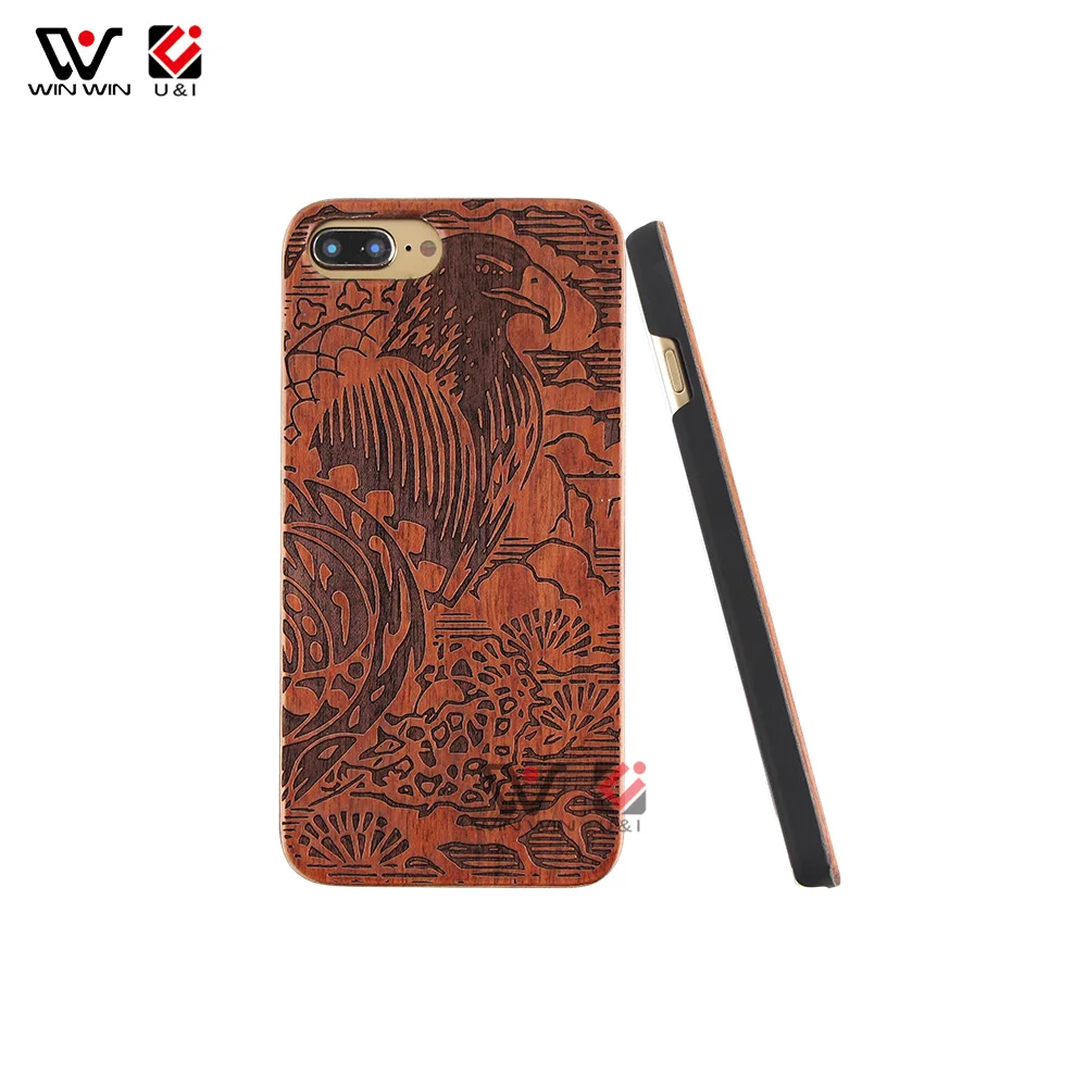 OEM Custom Logo Real Wooden Case Rosewood Phone Cover For iPhone XR XS Max