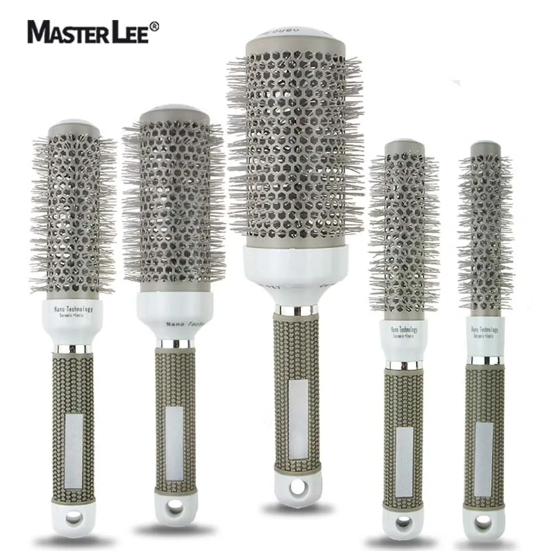 

Masterlee Brand Round Hair Brush Boar Bristle For Curling & Straightening styling, Customised