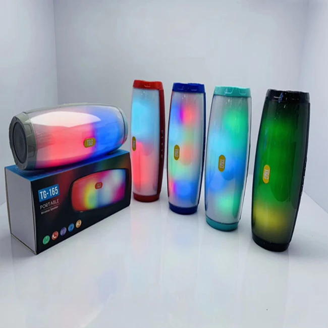 Wireless Speaker FM radio TF card USB Portable Music Mini bluetooth speaker with audio output led lights - ANKUX.COM