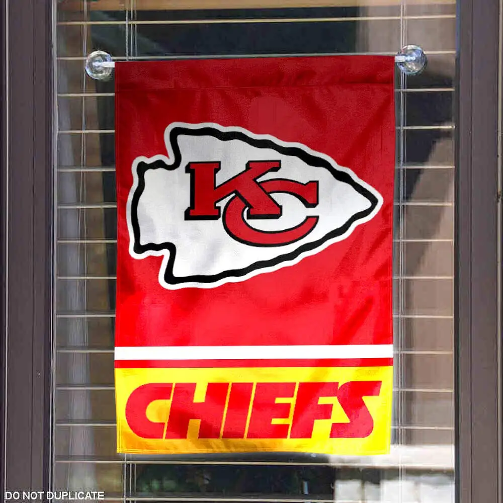 Free Sample Custom Nfl Kansas City Chiefs Cheap Custom Garden Flags Buy Garden Flag,Nfl Kansas