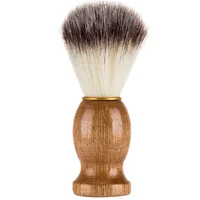 

Badger Hair Men's Shaving Brush Salon Men Facial Beard Cleaning Appliance Shave Tool Razor Brush with Wood Handle for men