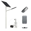 galvanized solar street lighting pole /street lamp post with single or double arms