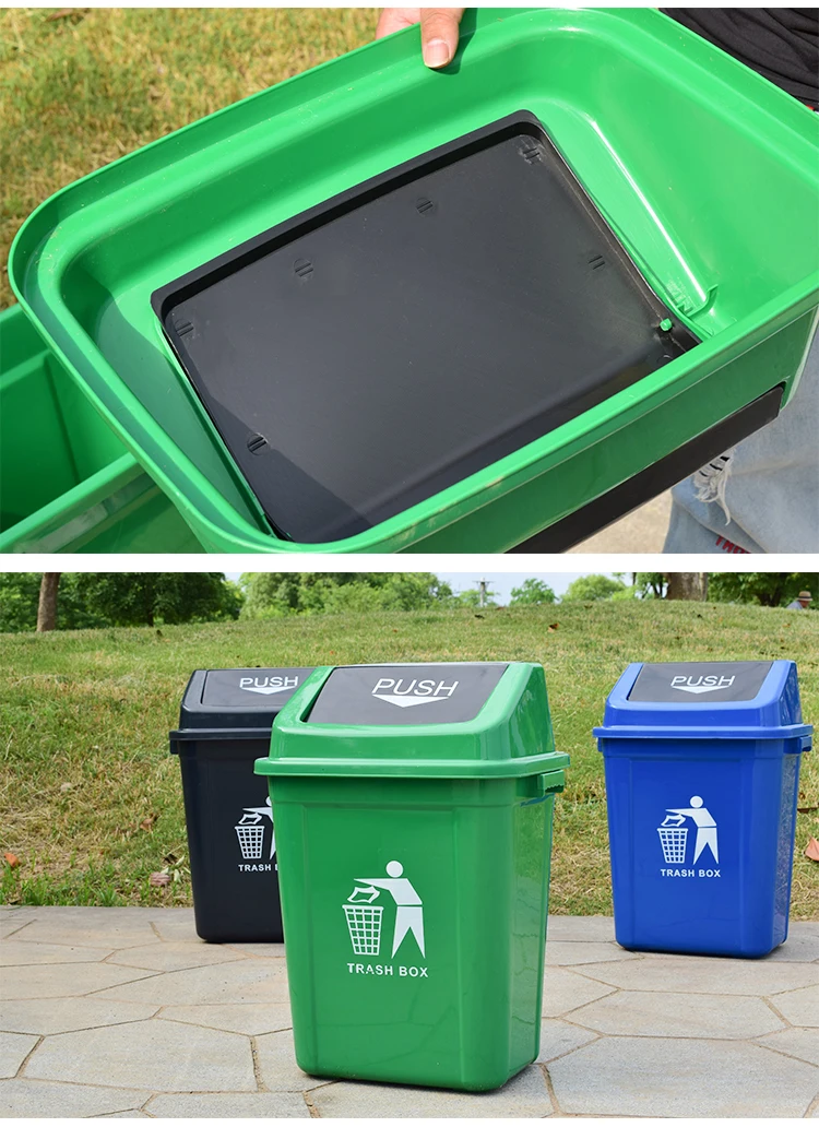 various size recycle 50l brown garbage can - buy 棕色垃圾桶,塑料