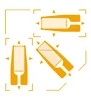 CA rosette strain gauge sensor for stress analysis
