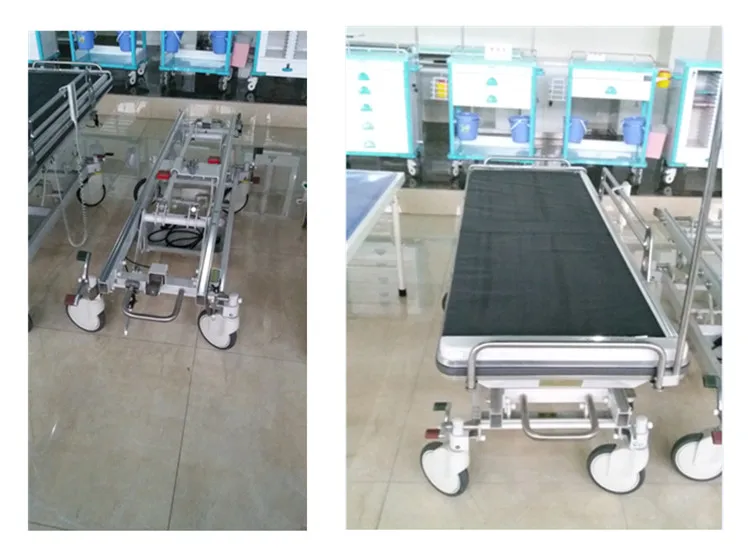 High quality luxury electric patient transport stretcher ambulance stretcher emergency stretcher bed