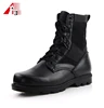 China manufacturer high ankle black jungle genuine leather army boot military black color Combat army military boot