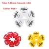 20pcs/set Guitar Picks Alice 0.81mm Smooth ABS Guitar Picks Giutar Plectrums Guitar Parts & Accessories Wholesale Retail