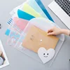 kawaii office school stationery products wholesale cute style conference fild holder file bag a4 plastic file folder