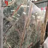 Professional Vendor Rainforest Green Marble Countertop Slabs
