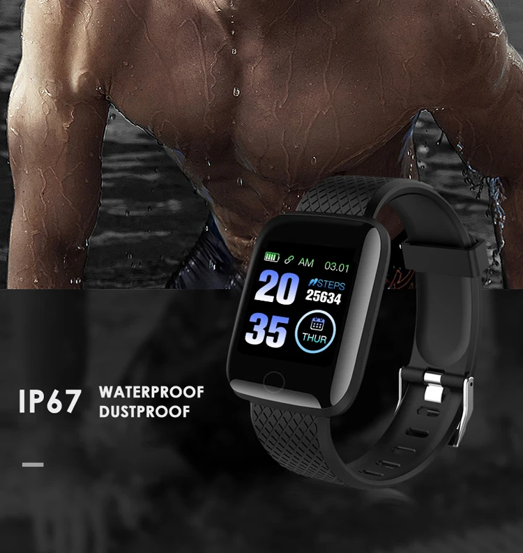 New cheap USB Direct charging gift smart bracelet fitness tracker watch