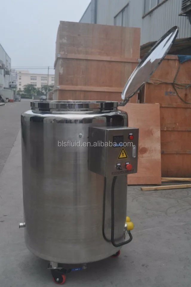 Stainless Steel Milk Can Electric Heating 350l Double Jacket Milk