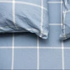 Printed Durable Rough 100% Cotton Flannel Flat Sheet