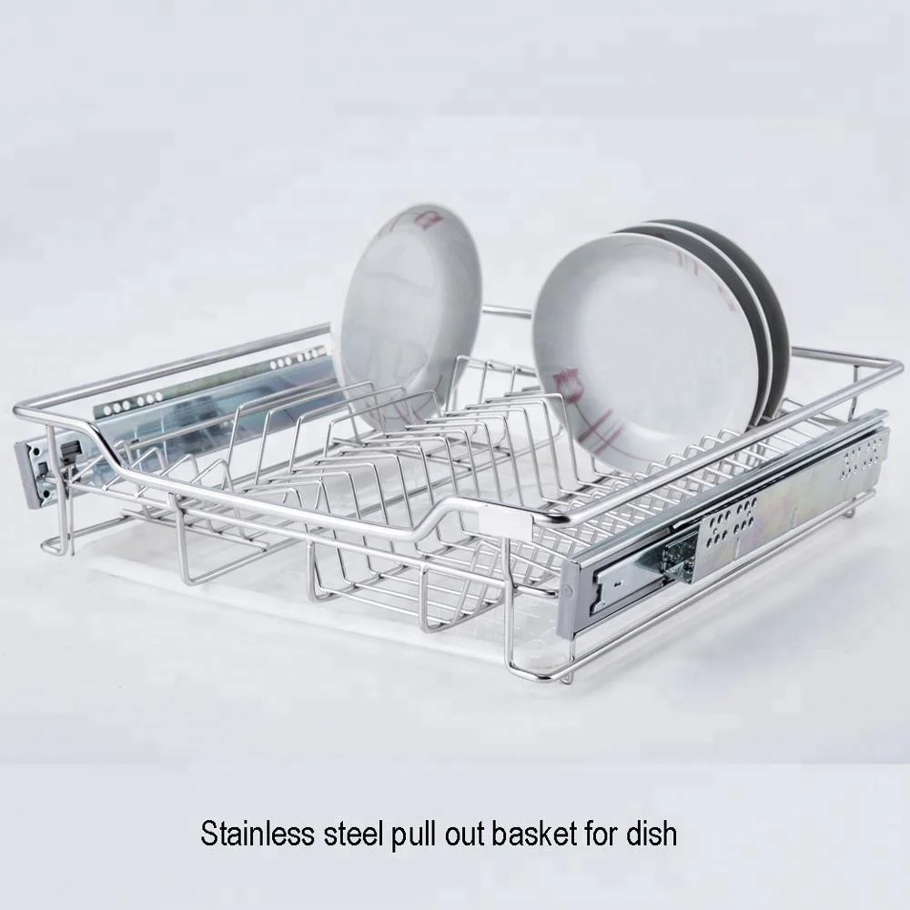 Kitchen Hardware Stainless Steel 304 Pull Out Dish Rack Baskets For Cabinet In Malaysia View Pull Out Basket New Yuesun Product Details From Guangdong Shunde Newyuesun Metal Products Co Ltd On Alibaba Com